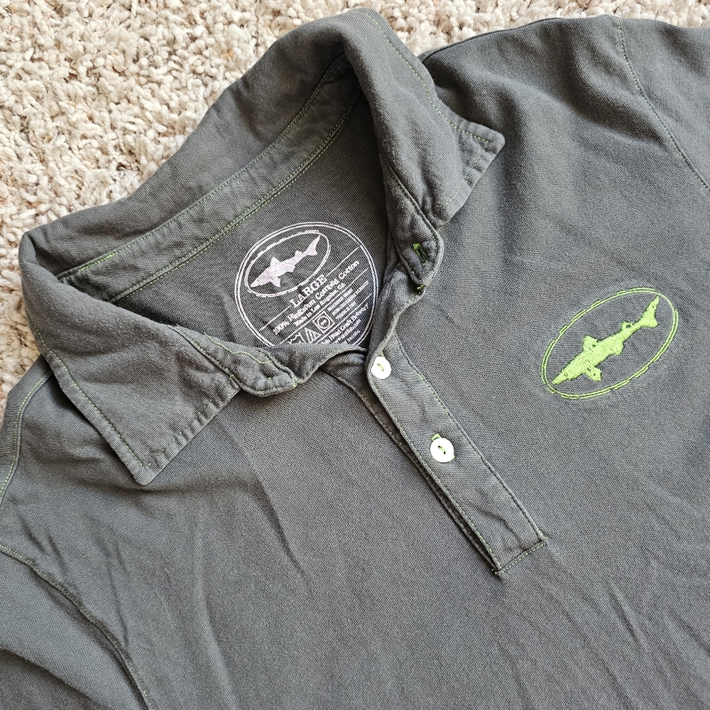 Dogfish Head Brewery Polo Shirt sz L
